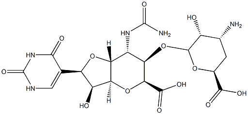 鲥霉素 B2, 57973-16-7, 结构式