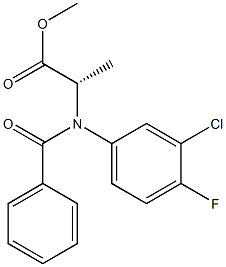 FLAMPROP-M-METHYL Struktur