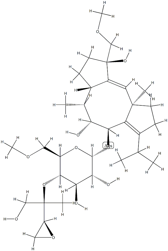 可泰菌素F, 58045-03-7, 结构式