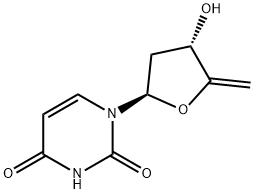 Uridine, 4',5'-didehydro-2',5'-dideoxy- 结构式