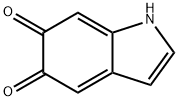 1H-インドール-5,6-ジオン 化学構造式