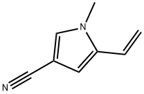 1H-Pyrrole-3-carbonitrile,5-ethenyl-1-methyl-(9CI),582320-86-3,结构式