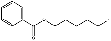 Benzoic acid=5-fluoropentyl ester Struktur