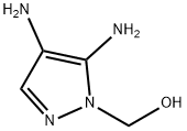 1H-Pyrazole-1-methanol,4,5-diamino-(9CI),583049-04-1,结构式