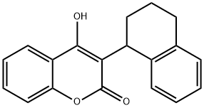 Coumatetralyl Struktur