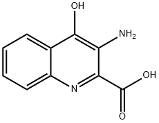 2-Quinolinecarboxylicacid,3-amino-4-hydroxy-(9CI) Structure