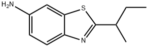 6-Benzothiazolamine,2-(1-methylpropyl)-(9CI) Structure