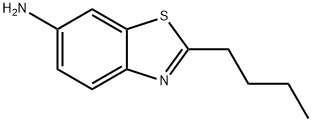 6-Benzothiazolamine,2-butyl-(9CI) Struktur