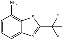 7-Benzothiazolamine,2-(trifluoromethyl)-(9CI) Struktur