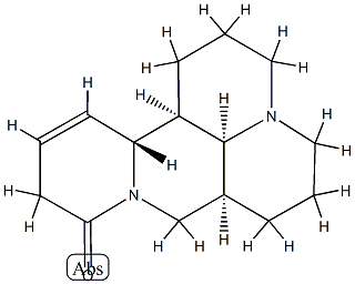 12,13-去氢苦参碱 结构式