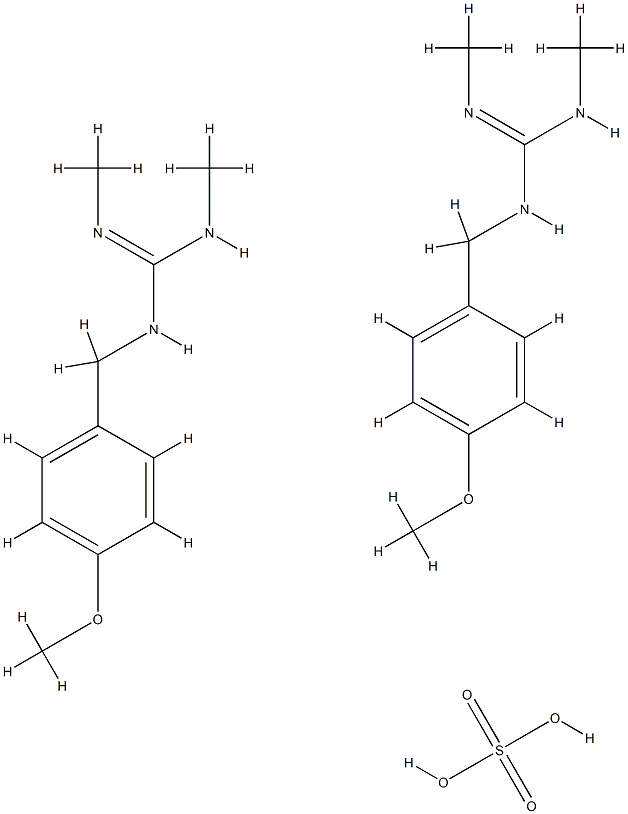 Meobentine sulfate Struktur