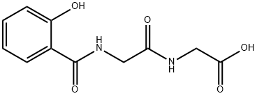 salicyl-glycyl-glycine 化学構造式