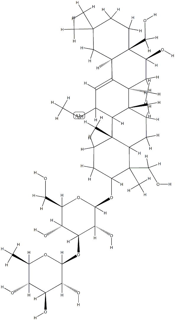 柴胡皂苷B4, 58558-09-1, 结构式
