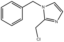 1-benzyl-2-(chloromethyl)-1H-imidazole(SALTDATA: HCl),58610-70-1,结构式