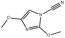 1H-Imidazole-1-carbonitrile,2,4-dimethoxy-(9CI),586965-28-8,结构式