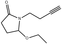 2-Pyrrolidinone, 1-(3-butynyl)-5-ethoxy- Struktur