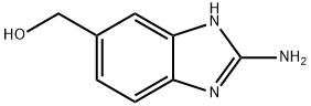 1H-Benzimidazole-5-methanol,2-amino-(9CI) Struktur