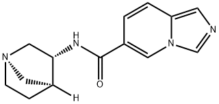 Imidazo[1,5-a]pyridine-6-carboxamide, N-(1R,3R,4S)-1-azabicyclo[2.2.1]hept- Struktur