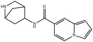 7-Indolizinecarboxamide,N-2-azabicyclo[2.2.1]hept-5-yl-(9CI) 结构式