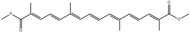 Dimethylcrocetin Struktur
