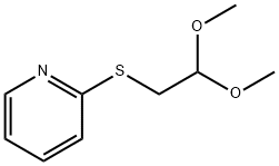 Acetaldehyde, (2-pyridylthio)-, dimethyl acetal (6CI,7CI,8CI) 结构式