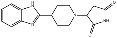 2,5-Pyrrolidinedione,3-[4-(1H-benzimidazol-2-yl)-1-piperidinyl]-(9CI),590379-90-1,结构式