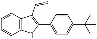 1H-Indole-3-carboxaldehyde,2-[4-(1,1-dimethylethyl)phenyl]-(9CI),590390-97-9,结构式
