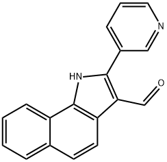 1H-Benz[g]indole-3-carboxaldehyde,2-(3-pyridinyl)-(9CI),590397-81-2,结构式