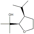 2-Furanmethanol,tetrahydro-alpha,alpha-dimethyl-3-(1-methylethyl)-,(2R,3R)-rel-(9CI),591208-83-2,结构式