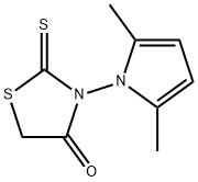 4-Thiazolidinone,3-(2,5-dimethyl-1H-pyrrol-1-yl)-2-thioxo-(9CI) Struktur