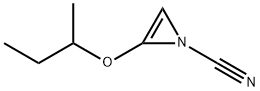 1H-Azirine-1-carbonitrile,2-(1-methylpropoxy)-(9CI) 化学構造式