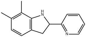 1H-Indole,2,3-dihydro-6,7-dimethyl-2-(2-pyridinyl)-(9CI),591720-50-2,结构式