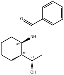 Benzamide, N-[(1R,2R)-2-[(1S)-1-hydroxyethyl]cyclohexyl]-, rel- (9CI) Struktur