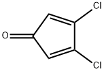 2,4-Cyclopentadien-1-one,3,4-dichloro-(9CI) Struktur