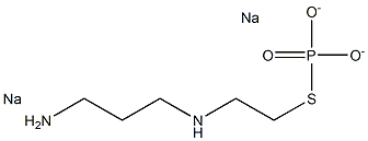 ホスホロチオ酸S-[2-[(3-アミノプロピル)アミノ]エチル]O,O-ジナトリウム 化学構造式