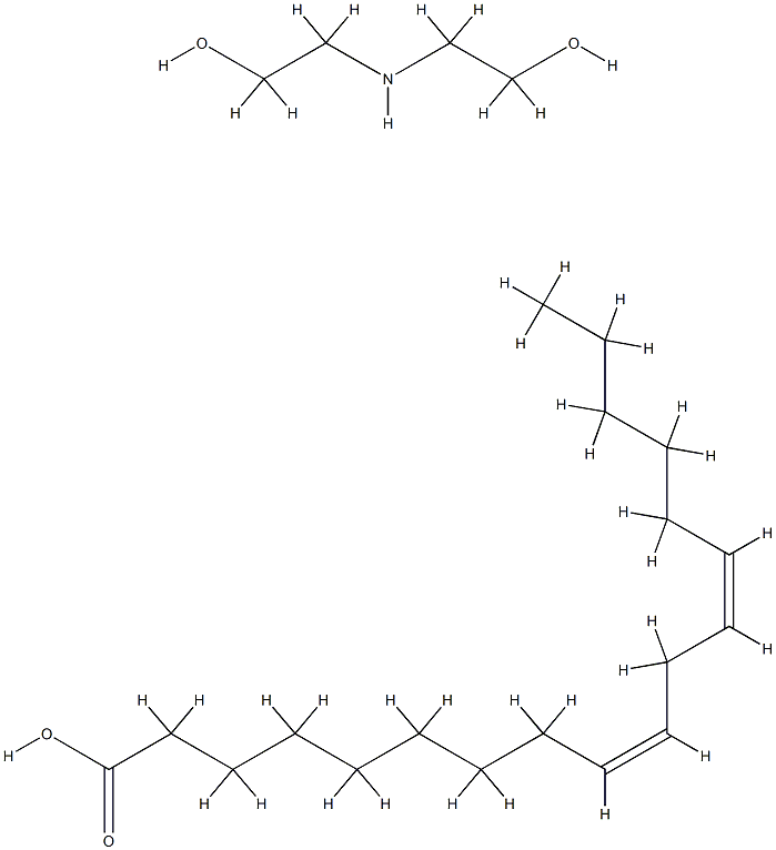 亚油酸DEA盐, 59231-42-4, 结构式
