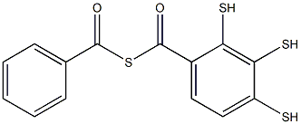 Dibenzoyl pertetrasulfide Structure