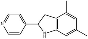 1H-Indole,2,3-dihydro-4,6-dimethyl-2-(4-pyridinyl)-(9CI)|