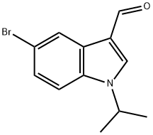 1H-Indole-3-carboxaldehyde,5-bromo-1-(1-methylethyl)-(9CI) Structure