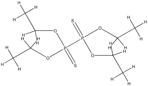 P,P'-Dithiohypophosphoric acid tetraethyl ester Struktur