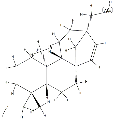 (5β,9β,10α)-Beyer-15-ene-17,18-diol 结构式