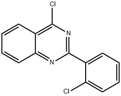 4-氯-2-(2-氯苯基)喹唑啉, 59455-92-4, 结构式