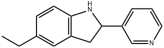 1H-Indole,5-ethyl-2,3-dihydro-2-(3-pyridinyl)-(9CI) Struktur
