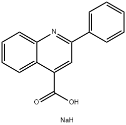 cinchophen sodium  Struktur