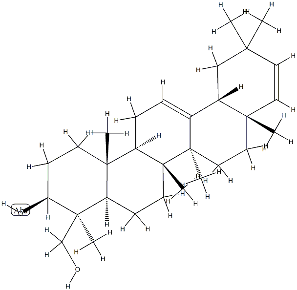 大豆皂甙元 C,595-14-2,结构式