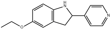 1H-Indole,5-ethoxy-2,3-dihydro-2-(4-pyridinyl)-(9CI),595546-79-5,结构式