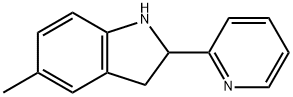 1H-Indole,2,3-dihydro-5-methyl-2-(2-pyridinyl)-(9CI),595547-86-7,结构式