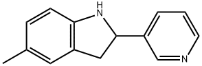 1H-Indole,2,3-dihydro-5-methyl-2-(3-pyridinyl)-(9CI),595547-87-8,结构式