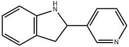 1H-Indole,2,3-dihydro-2-(3-pyridinyl)-(9CI) Struktur