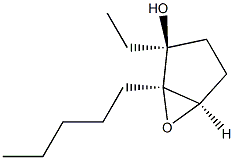 6-Oxabicyclo[3.1.0]hexan-2-ol,2-ethyl-1-pentyl-,(1R,2S,5R)-rel-(-)-(9CI),596101-07-4,结构式